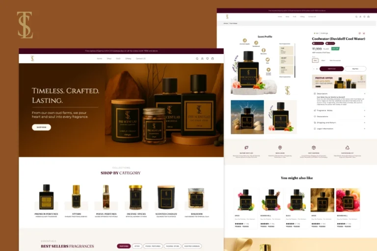 The Scent Lab Shopify storefront project